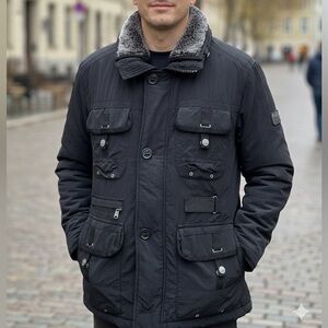 CALAMAR🇩🇪  Black Military Field Jacket